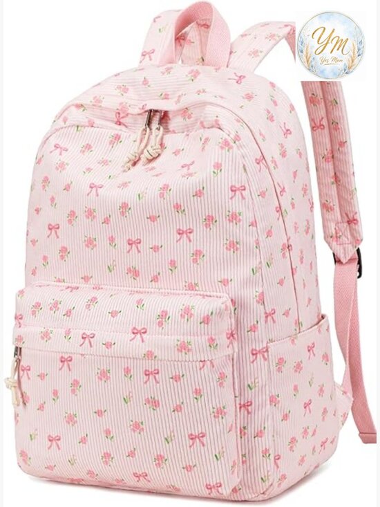 Corduroy Laptop Backpack for School College Travel 17 inch main image 6